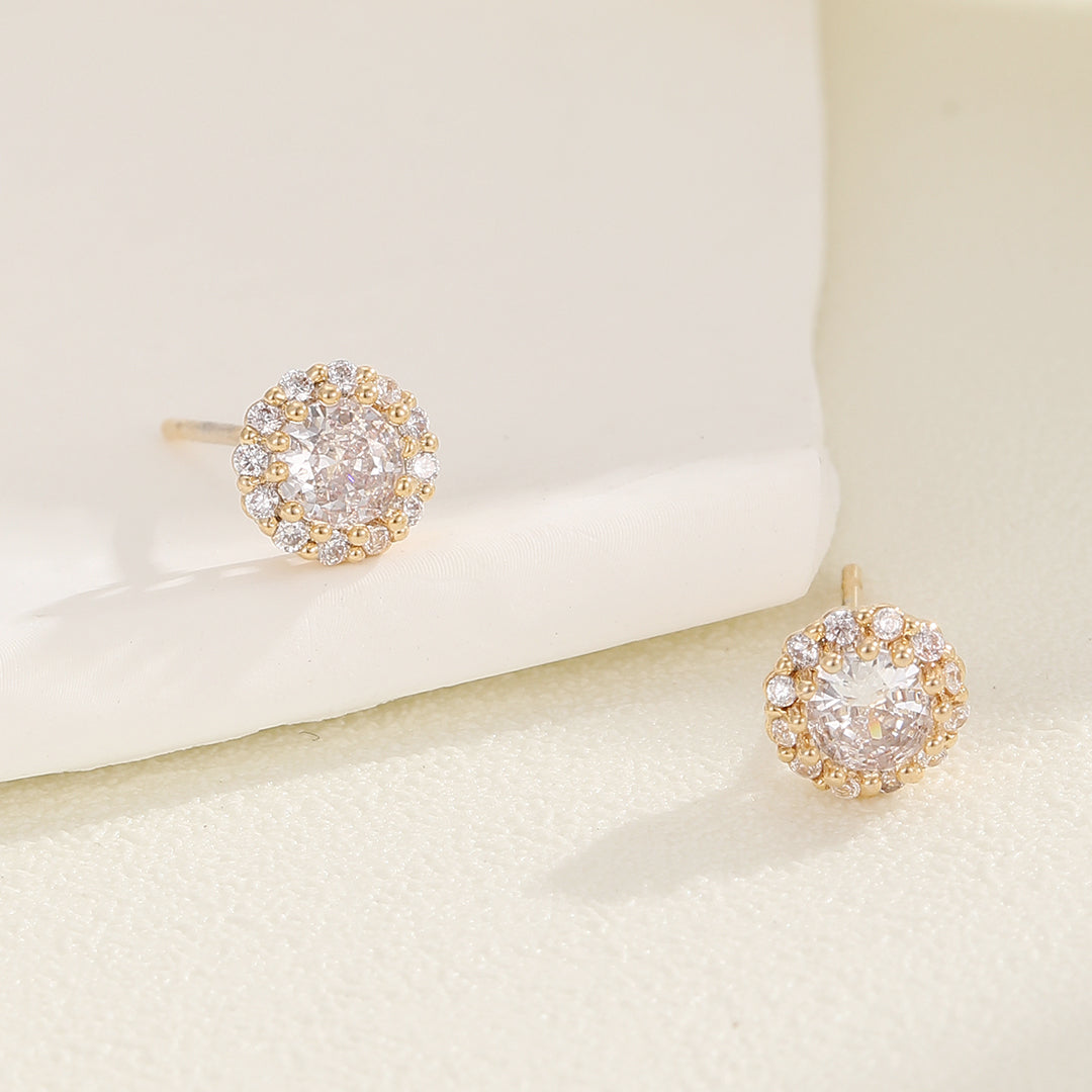 Stellar Sparkle Gold Earrings - Reet Pehal