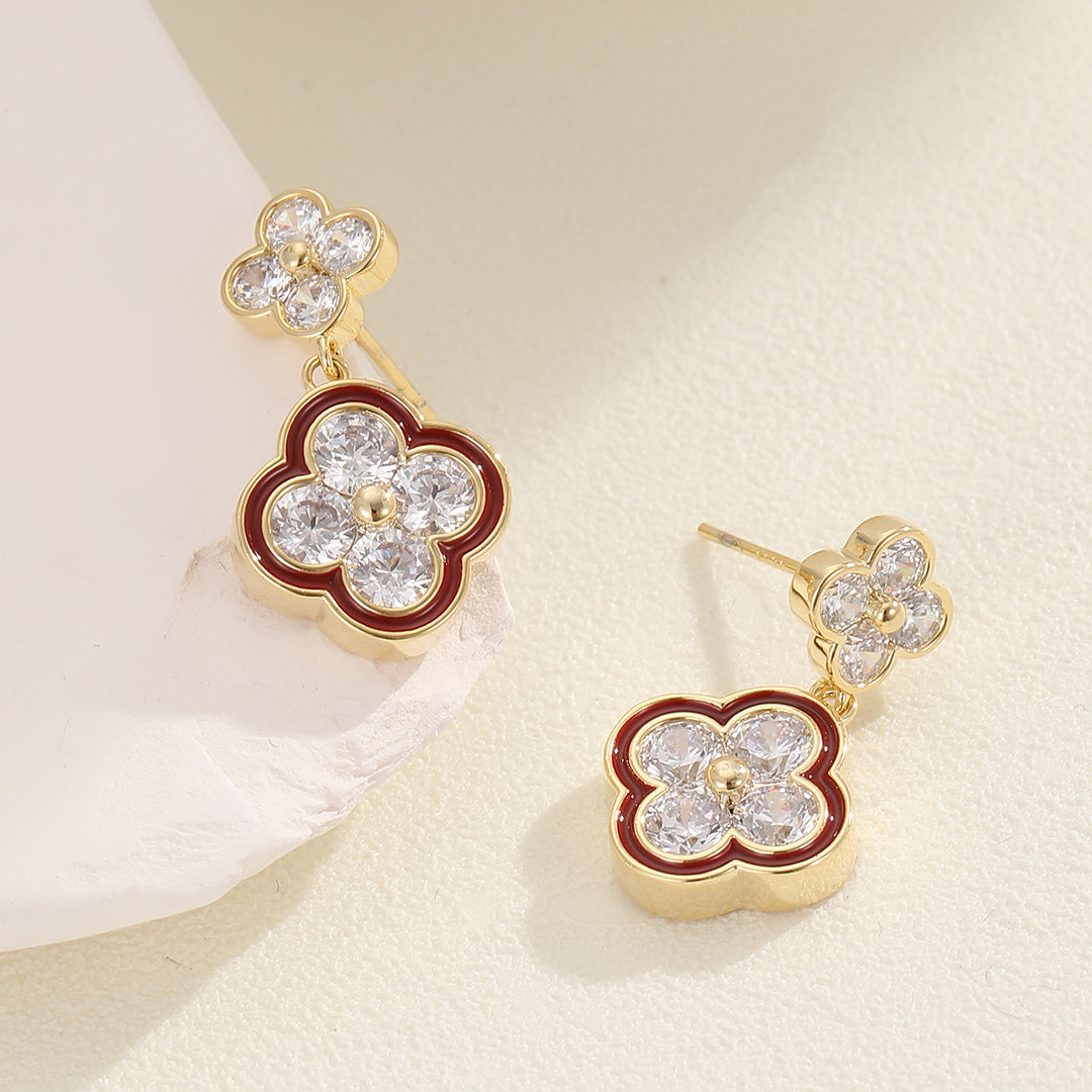 Radiant Blossom Gold Earrings - Reet Pehal