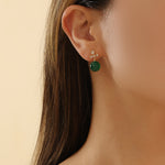 Load image into Gallery viewer, Stunning Green Pearl Radiance Earrings - Reet Pehal
