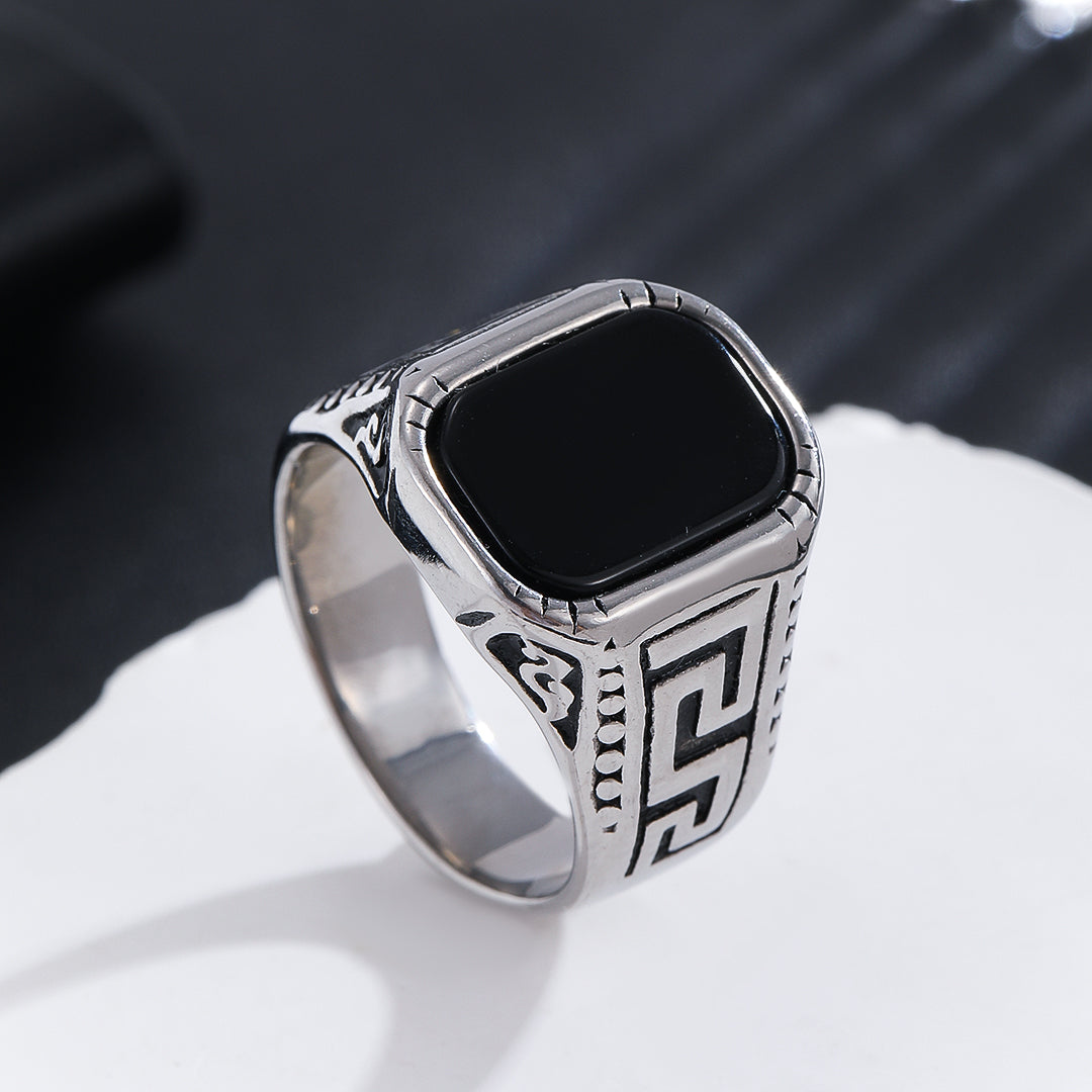 Athenian Odyssey Onyx Ring