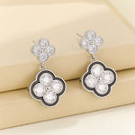 Load image into Gallery viewer, “Radiant Silver Blossom Earrings - Reet Pehal
