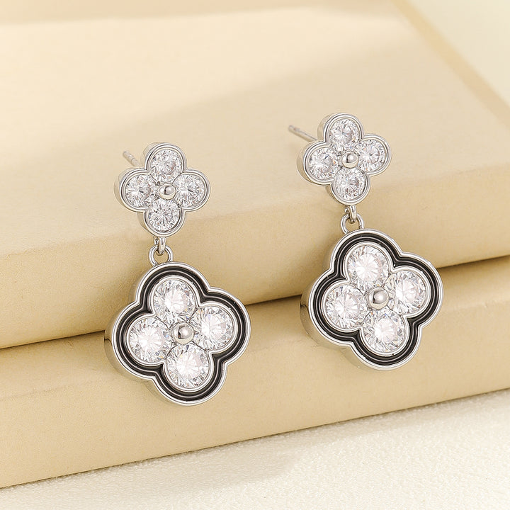 “Radiant Silver Blossom Earrings - Reet Pehal