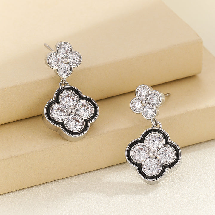 “Radiant Silver Blossom Earrings - Reet Pehal