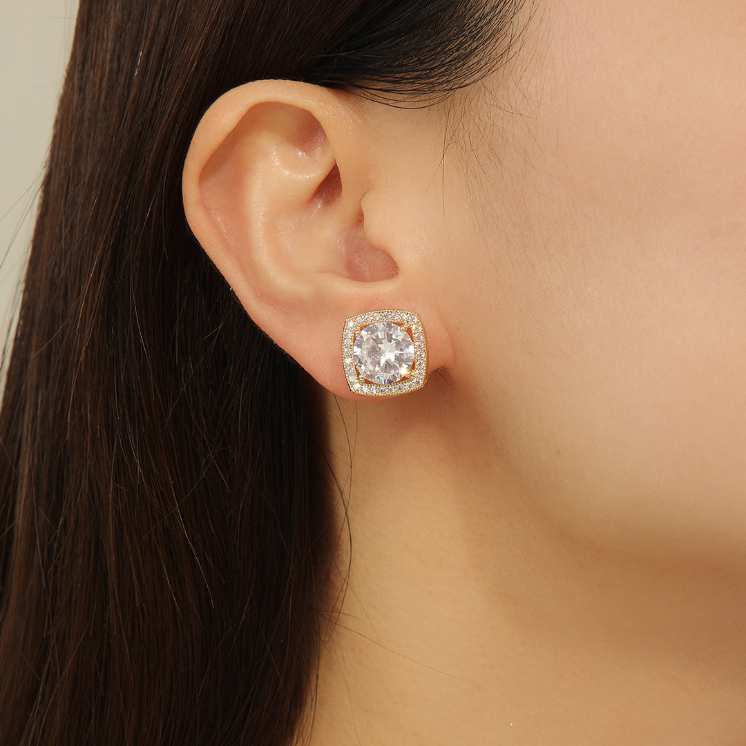 Dazzling Gold Cascade Earrings - Reet Pehal