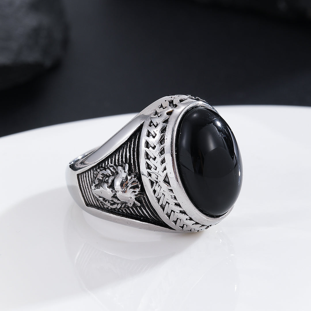 Mythic Scales Noir Ring