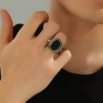 Load image into Gallery viewer, Regal Ebony Contrast Ring
