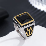 Load image into Gallery viewer, Splendid Blackstone Herald Ring
