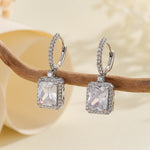 Load image into Gallery viewer, Sparkling Square Fiesta Diamond Earrings - Reet Pehal
