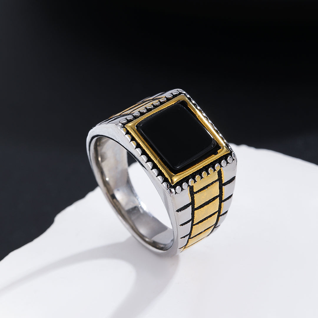 Stately Dusk Stone Terrace Ring