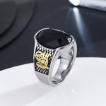 Load image into Gallery viewer, Majestic Onyx Grandeur Ring
