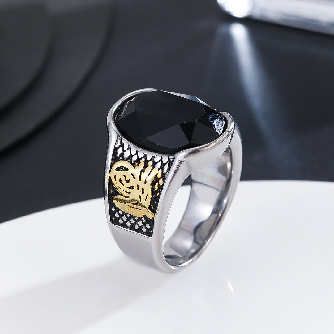 Majestic Onyx Grandeur Ring