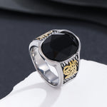 Load image into Gallery viewer, Majestic Onyx Grandeur Ring
