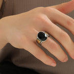 Load image into Gallery viewer, Majestic Onyx Grandeur Ring
