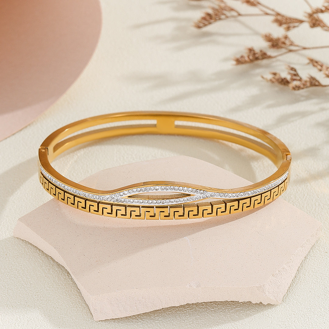 Sunset Serenade Gold Bangle - Reet Pehal