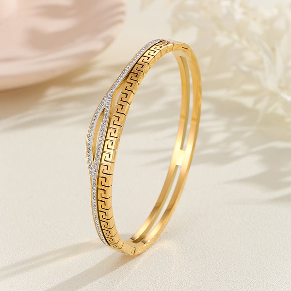 Sunset Serenade Gold Bangle - Reet Pehal