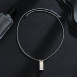 Load image into Gallery viewer, Sleek Silver Elegance Bar Locket
