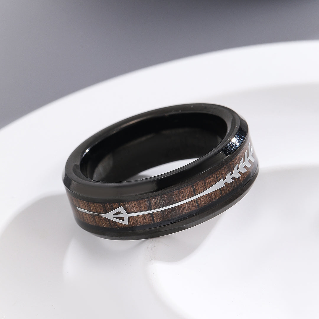 Trendy Rustic Onyx Band