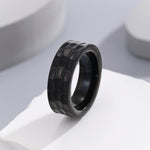 Load image into Gallery viewer, Breathtaking Carbon Accent Ring
