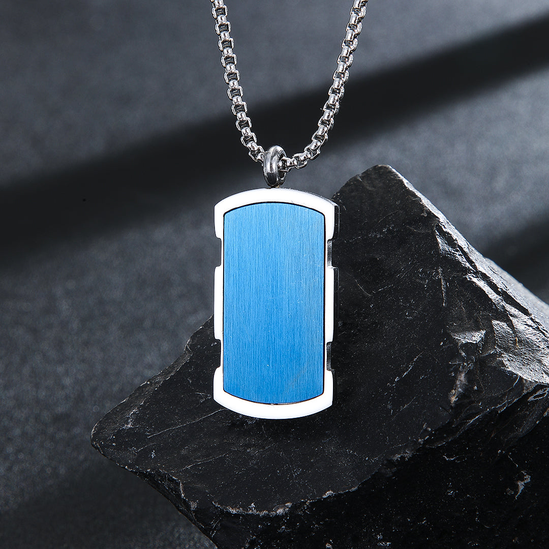 Classic Contrast Azure Locket