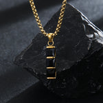 Load image into Gallery viewer, Contemporary Gold Ladder Locket
