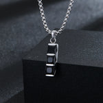 Load image into Gallery viewer, Contemporary Silver Ladder Locket
