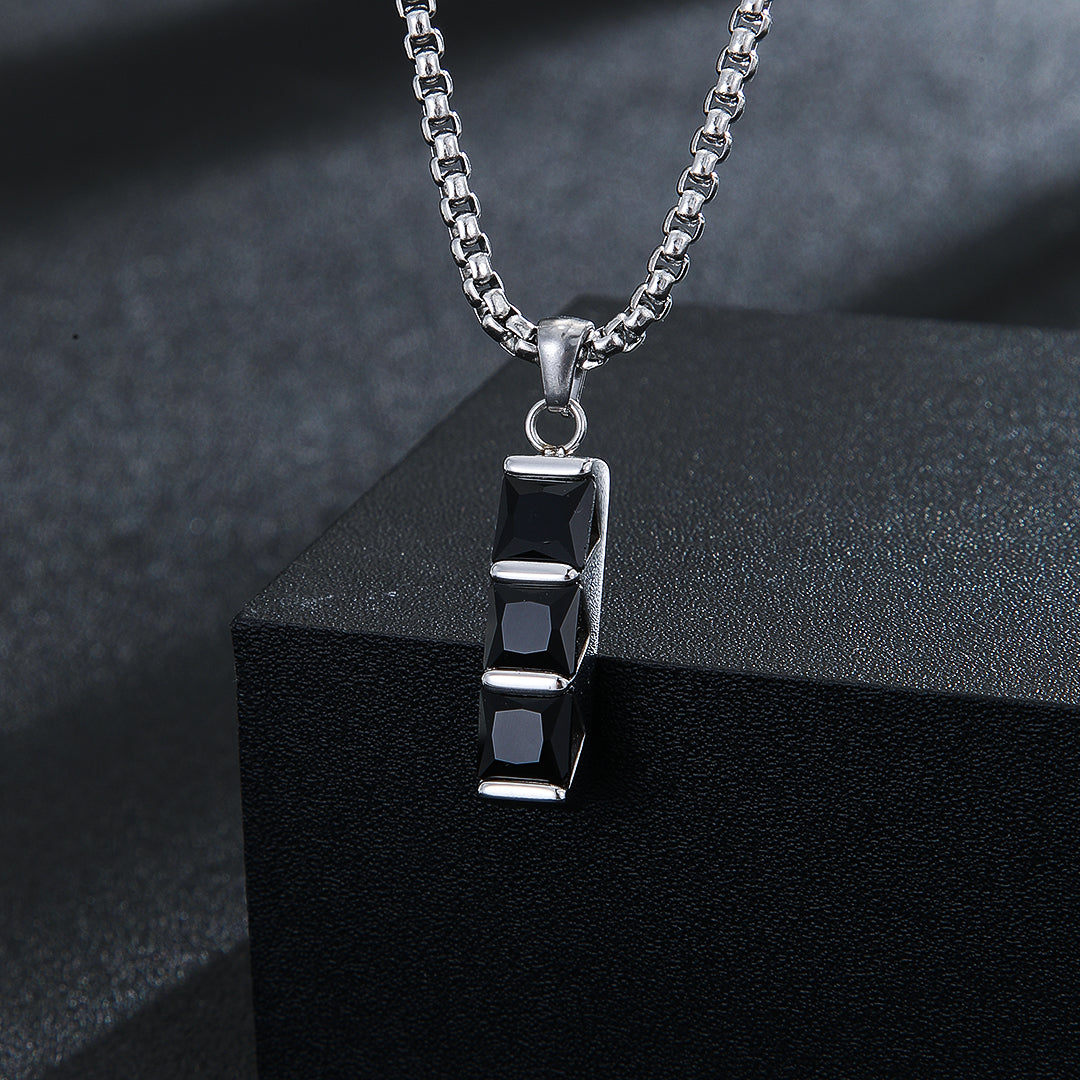 Contemporary Silver Ladder Locket