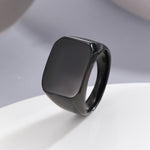 Load image into Gallery viewer, Refined Jet-Black Classic Ring
