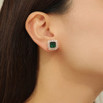 Load image into Gallery viewer, Pretty Green Panache Earrings - Reet Pehal
