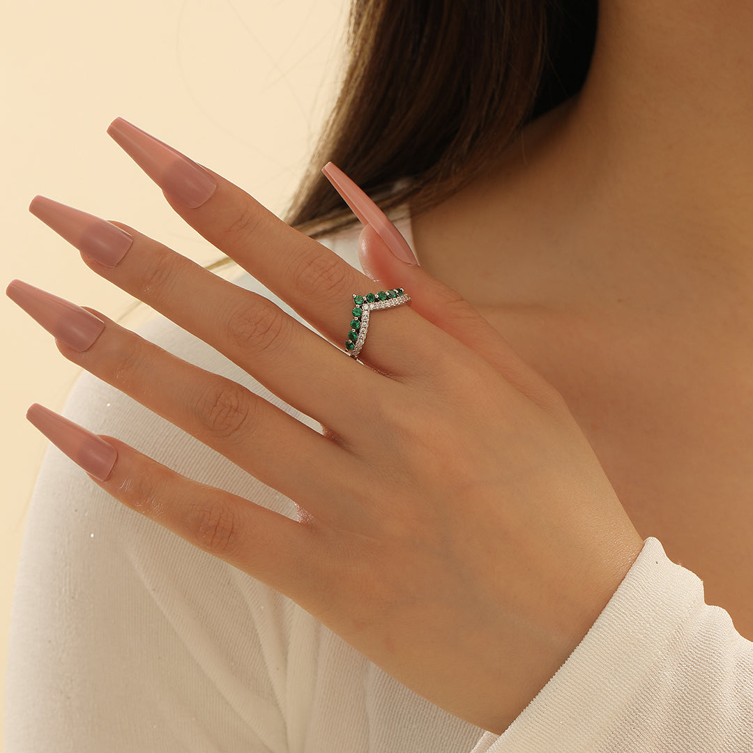 Timeless Tiara-Inspired Emerald Ring - Reet Pehal