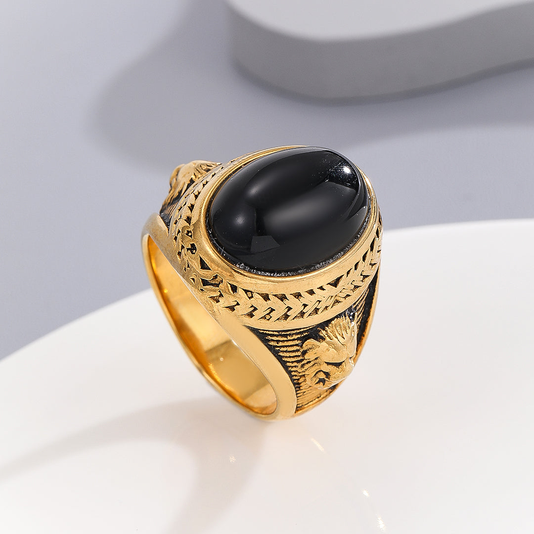 Mythic Scales Gold Ring