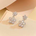 Load image into Gallery viewer, Beautiful Silver Floral Delight  Earrings - Reet Pehal
