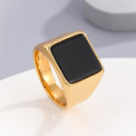 Load image into Gallery viewer, Onyx Classic Bold Ring
