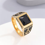 Load image into Gallery viewer, Antique Square Gold Legacy Ring
