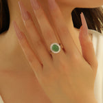 Load image into Gallery viewer, Jadeite Radiance Ring - Reet Pehal
