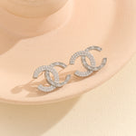 Load image into Gallery viewer, Sparkling Silver  Channel Studs - Reet Pehal
