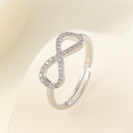 Load image into Gallery viewer, Gorgeous Diamond Infinity Symbol Ring - Reet Pehal
