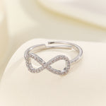 Load image into Gallery viewer, Gorgeous Diamond Infinity Symbol Ring - Reet Pehal
