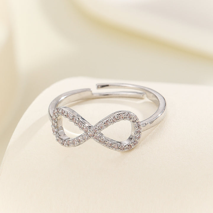 Gorgeous Diamond Infinity Symbol Ring - Reet Pehal