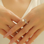 Load image into Gallery viewer, Pearl Pave Perfection Ring - Reet Pehal
