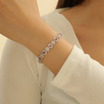 Load image into Gallery viewer, Graceful Pink Sparkle Bracelet - Reet Pehal
