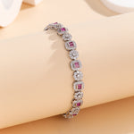 Load image into Gallery viewer, Graceful Pink Sparkle Bracelet - Reet Pehal
