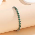 Load image into Gallery viewer, Radianza Gem Emerald Link Bracelet - Reet Pehal
