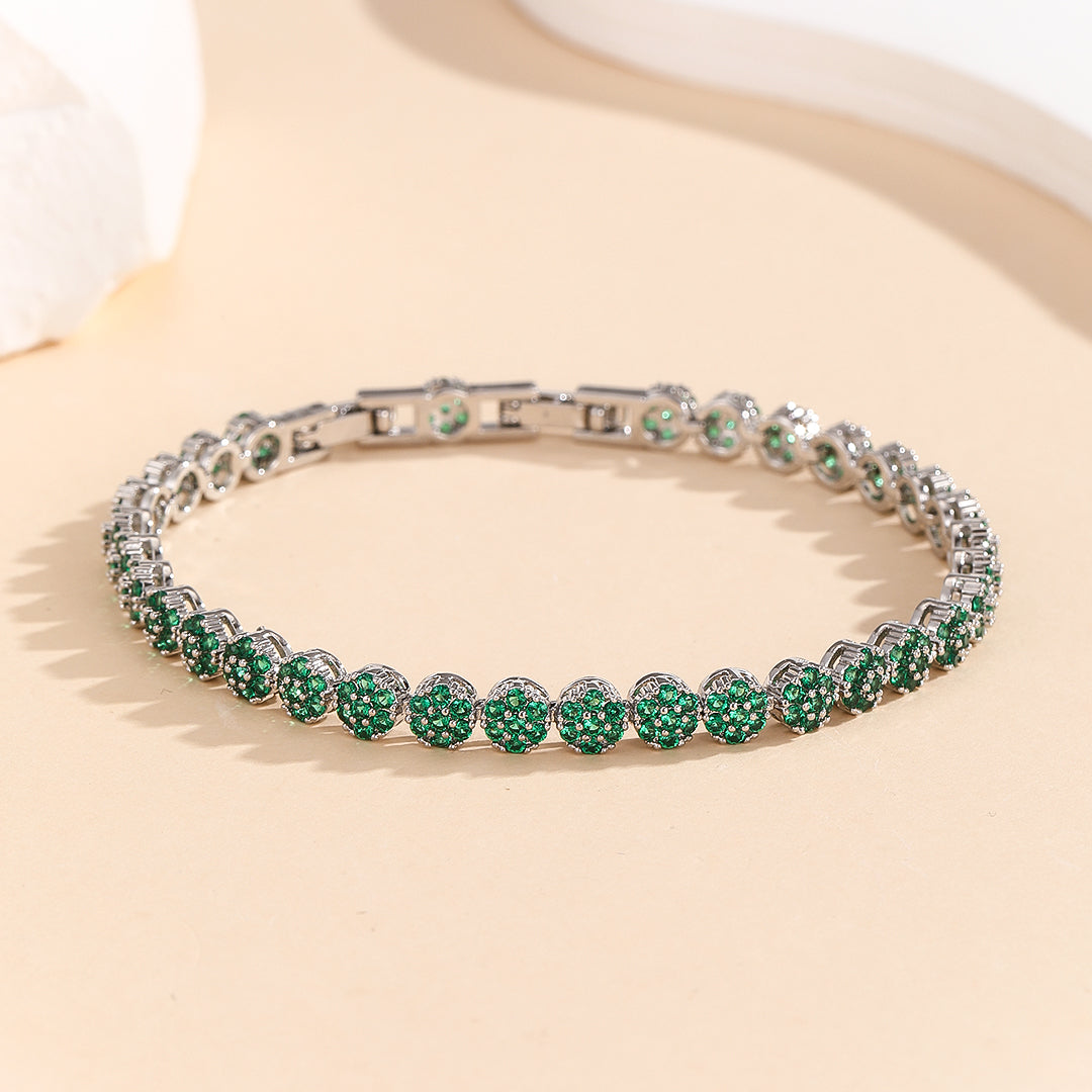 Radianza Gem Emerald Link Bracelet - Reet Pehal