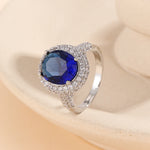 Load image into Gallery viewer, Adorable Azure Radiance Ring - Reet Pehal
