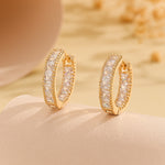 Load image into Gallery viewer, Gorgeous Golden Halo Gem Studs - Reet Pehal
