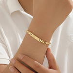 Load image into Gallery viewer, Sleek Gold Beaded Bracelet
