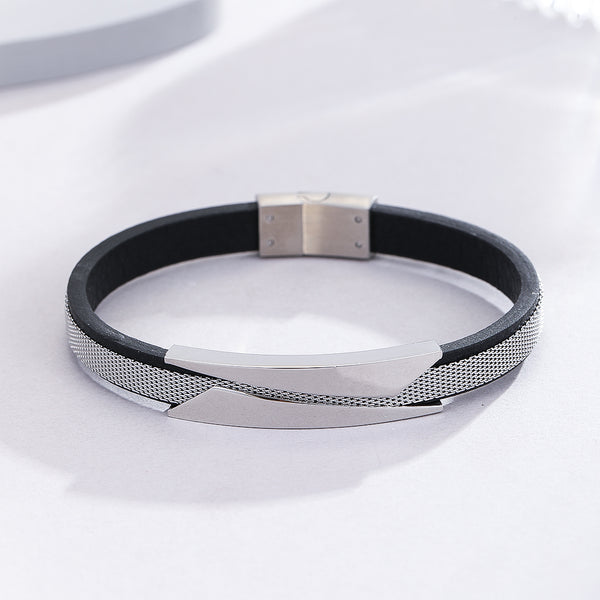 Urban Contrast Silver Band