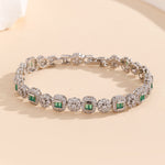 Load image into Gallery viewer, Graceful Green Sparkle Bracelet - Reet Pehal
