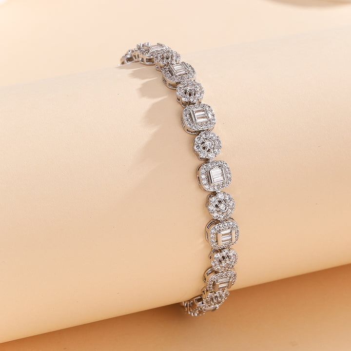 Graceful Silver Sparkle Bracelet - Reet Pehal