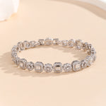 Load image into Gallery viewer, Graceful Silver Sparkle Bracelet - Reet Pehal
